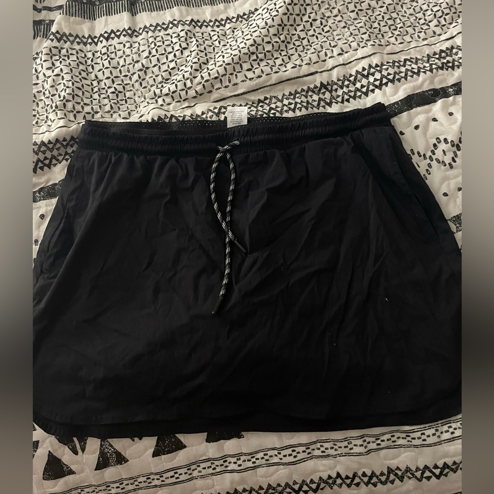 black skort